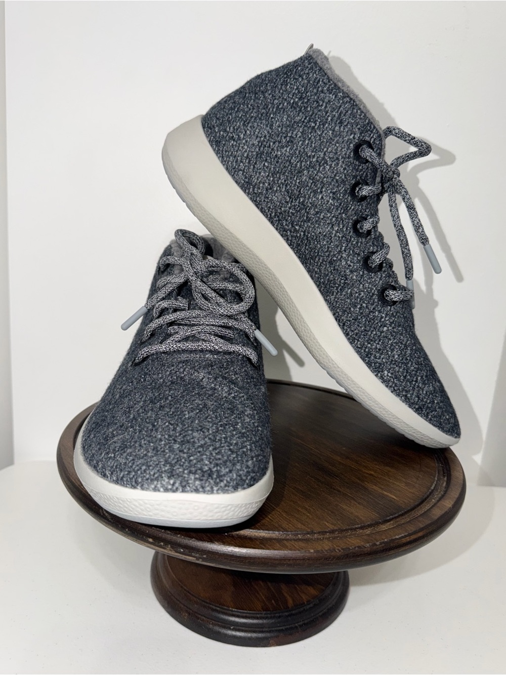 Allbirds Wool Runner Mizzles High Top Sneakers Mens Size 12 Charcoal Grey